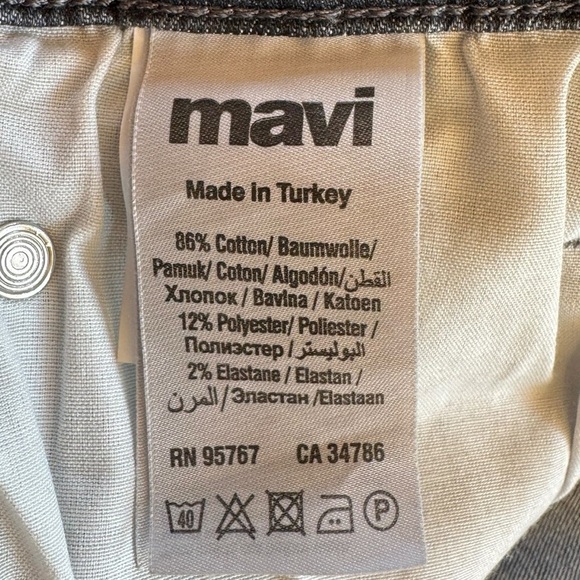 Mavi Jake Slim Leg Light Smoke Feather Blue men size 40x30 - Picture 8 of 16